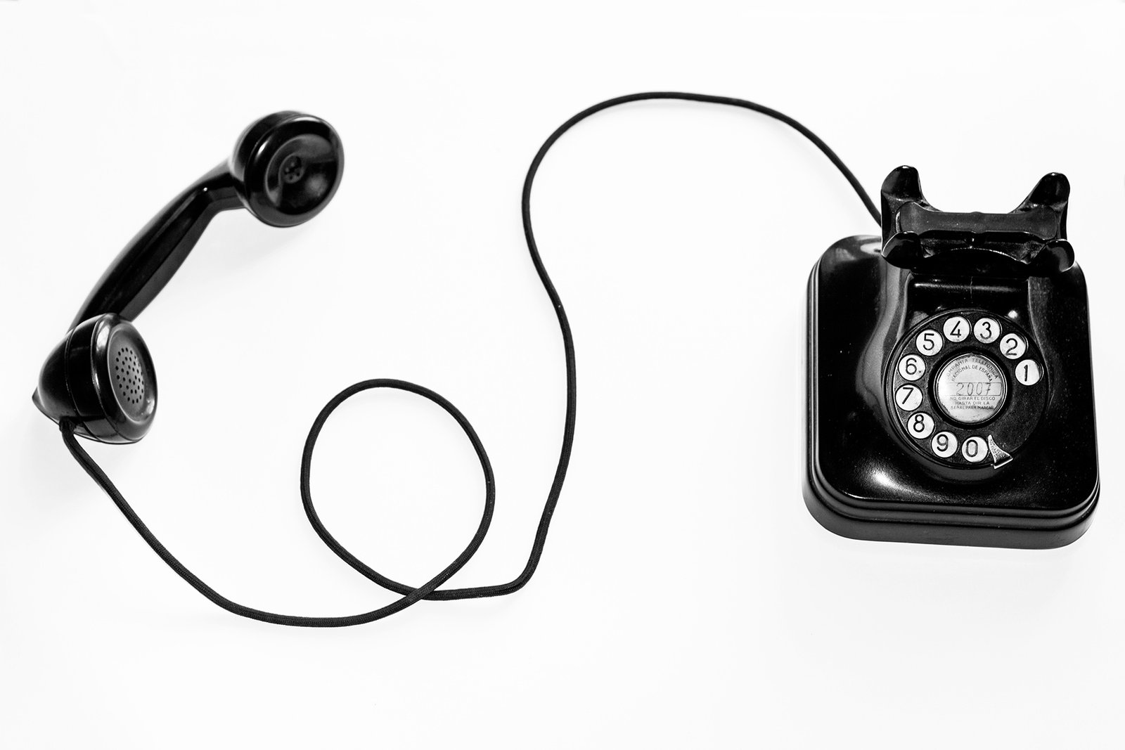 A telephone with the receiver off the hook, representing a missed customer call